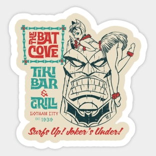 The Batcove Tiki Bar Sticker